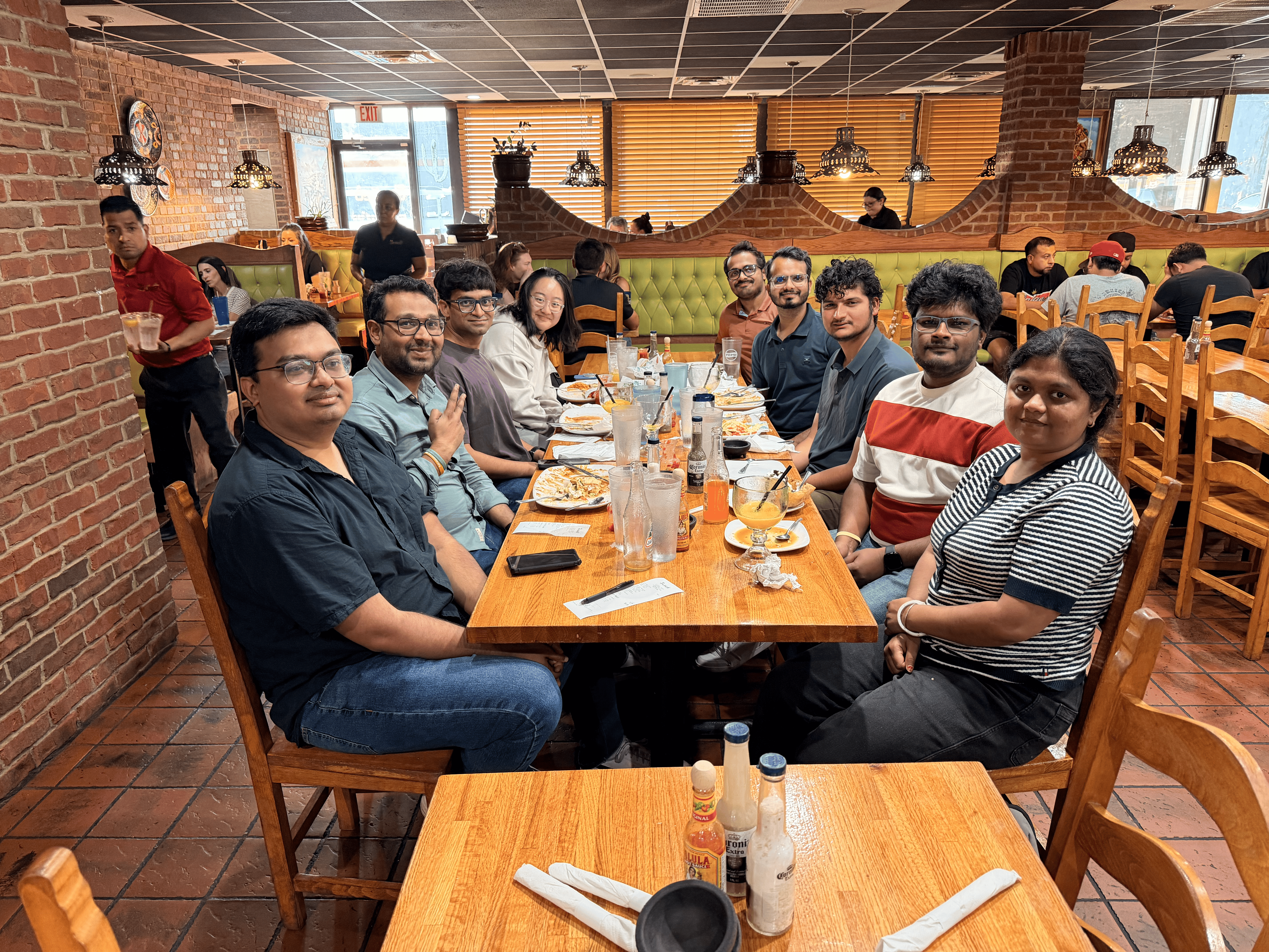 CTML group dinner at El Balisco